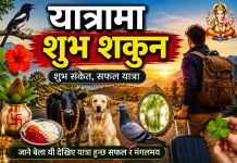 यात्रामा शुभ शकुन